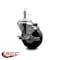Service Caster 3.5'' Phenolic Wheel Swivel 7/16'' Grip Ring Stem Caster with Brake SCC-GR20S3514-PHS-TLB-716138 - alternate 3